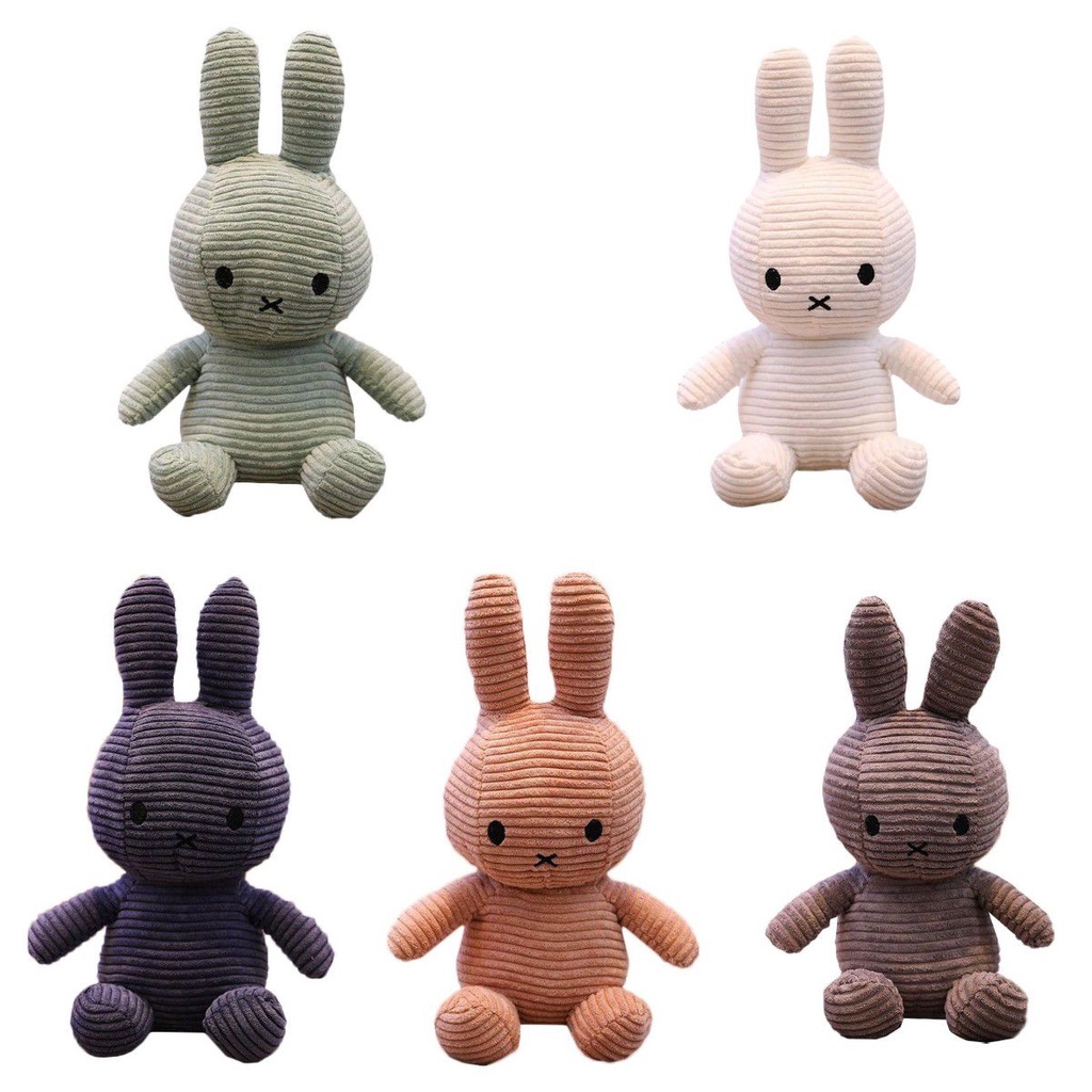 25/35cm Boneka Rabbit Miffy Doll Toy Cute Stuffed Rabbit Child Baby Gift Cuddly Plush For Children's Gift Mainan