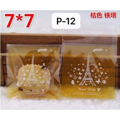 

bungkus kue cake permen kado COOKIES BAG / PLASTIK COOKIES 7x10 P-12