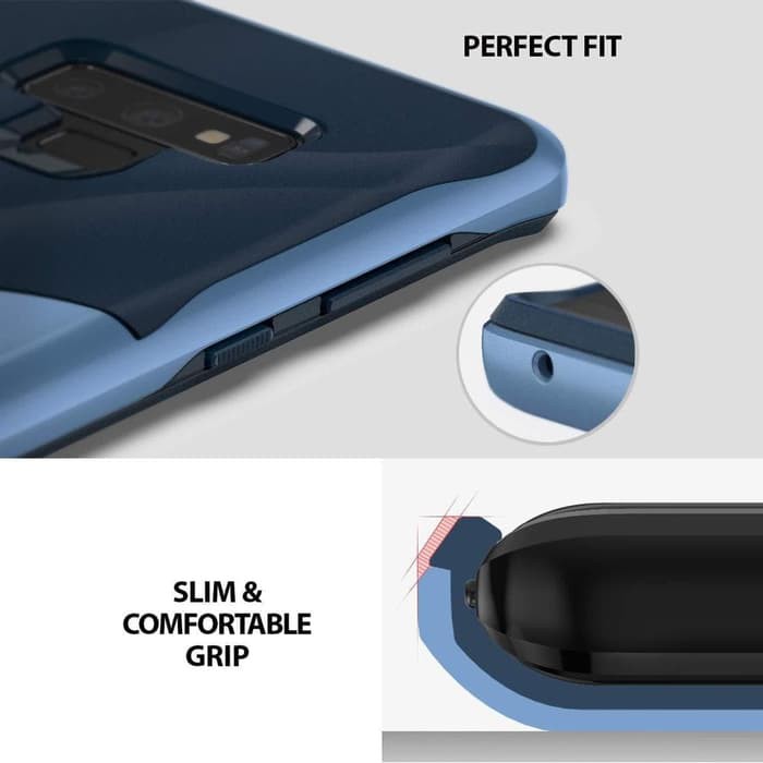 Hot Sale Case Samsung Galaxy Note 9 - Original Ringke Wave - All Color - Metallic Chrome