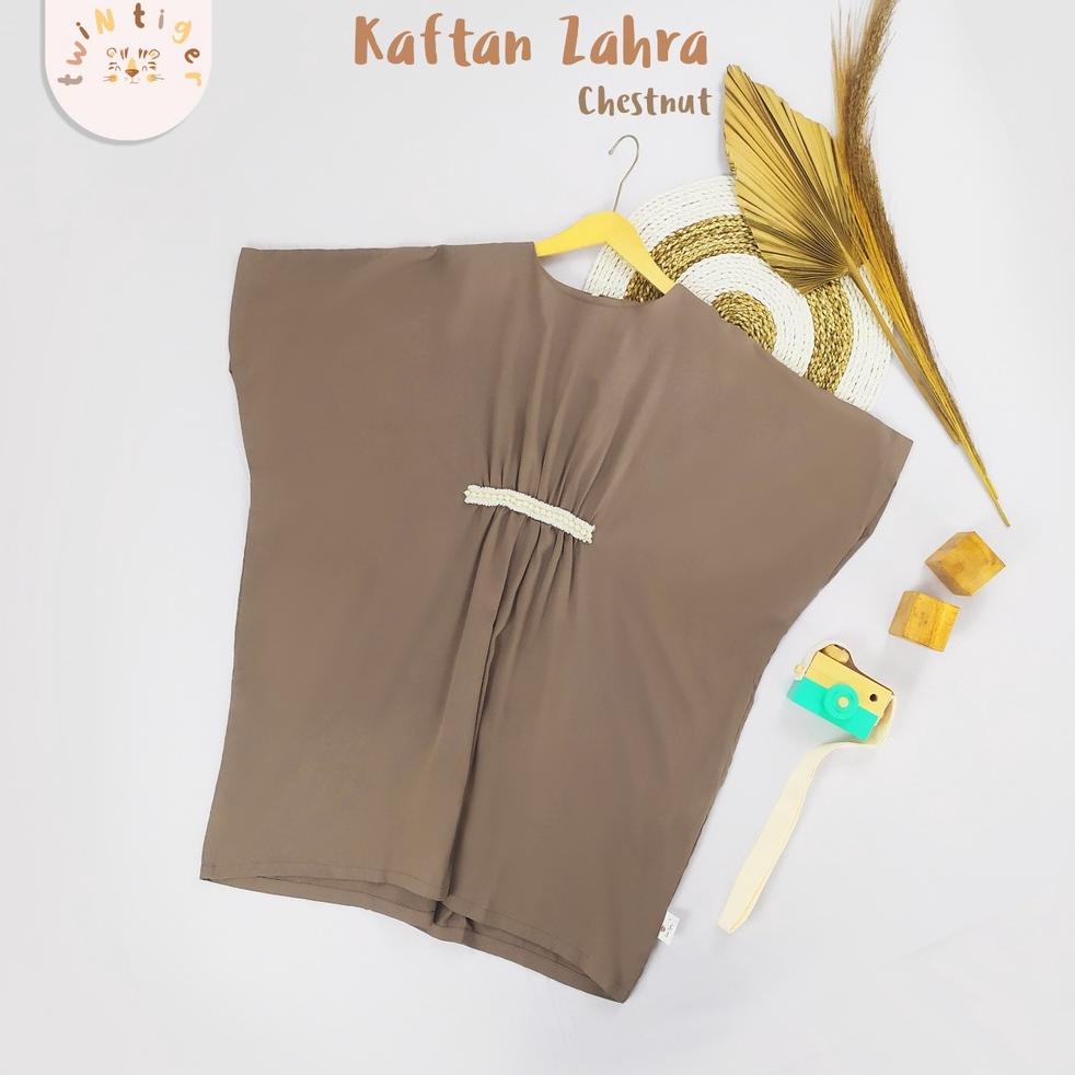 TWIN TIGER KAFTAN ZAHRA BAJU GAMIS PAKAIAN MUSLIM BAJU LEBARAN ANAK PEREMPUAN [NC.08Ap22υ]