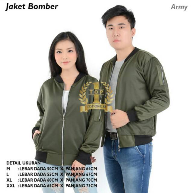 Jaket bomber cowok/cewek