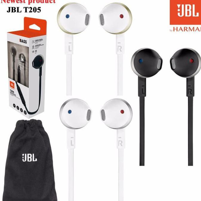 JBL T205 EARPHONE BY HARMAN ORIGINAL