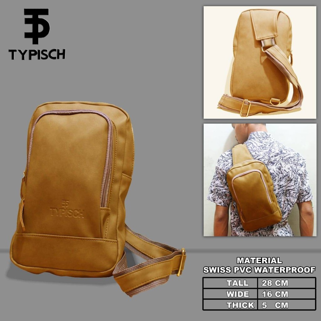 WEISTBAG KULIT ORIGINAL TYPISCH 100% ANTI AIR BONUS GELANG DAN STIKER TYPISCH