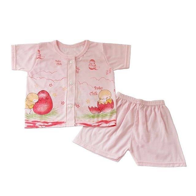 Setelan Baju Bayi Lengan Pendek/Baju Bayi dan Celana Bayi