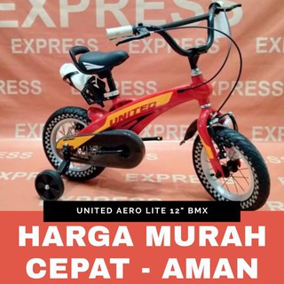 JNT COD SEPEDA  ANAK  UNITED  AERO  LITE BMX 12  NEW NEW Kode 