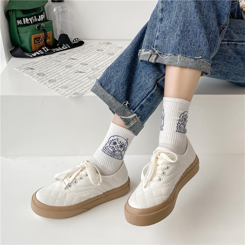 [GROSIR][COD] SEVEN_DAY SEPATU SNEAKERS WANITA KOREA IMPORT CASUAL KANVAS SHOES FQ-71