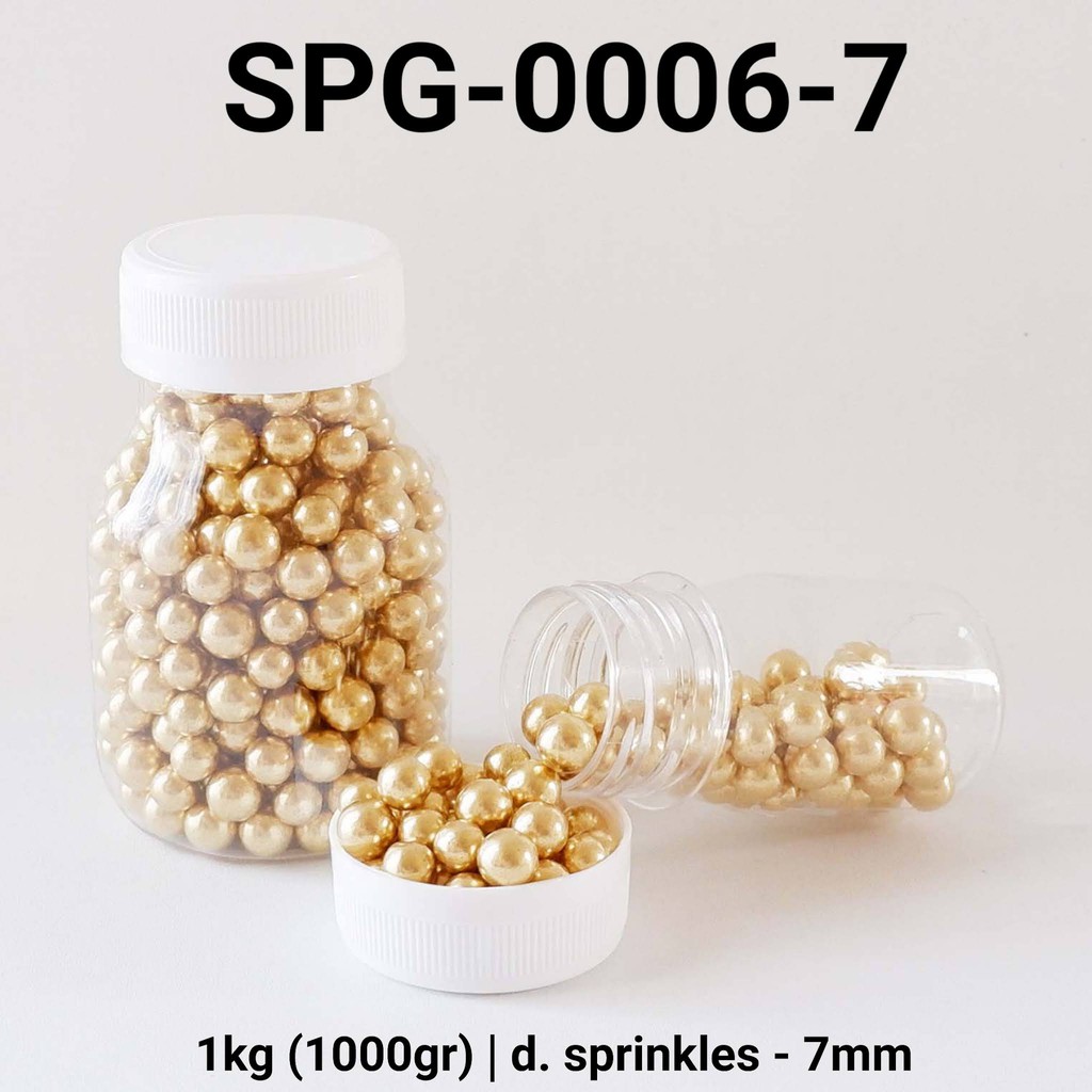

SPG-0006-7 Sprinkles sprinkle sprinkel 1kg 1 kg mutiara emas yamama baking grosir murah sprinkles cake dekorasi mutiara trimit decoration story sprinklestory sprinklesstory sprinkle story yamama baking