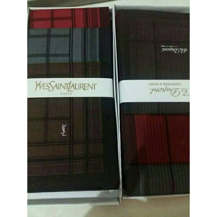 Saputangan Pria Yves Saint Laurent/Playboy/Dunhill/ St Dupont