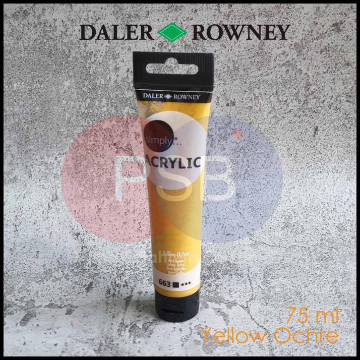 

Best Seller Cat Akrilik Daler Rowney Simply Acrylic 75 Ml Yellow Ochre