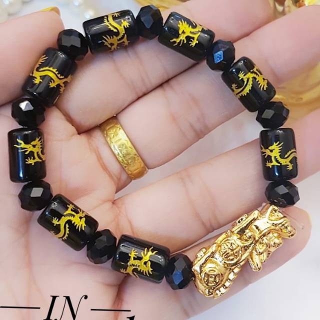 Gelang pixiu lapis emas 24k 0204