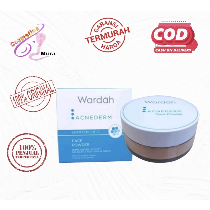 [ face powder ] acnederm facepowder 20 g wardah