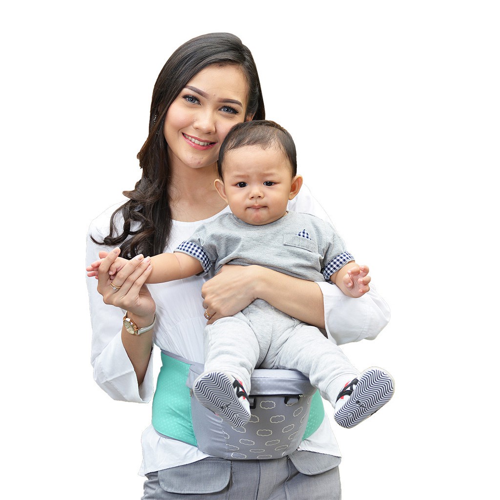 Gendongan Bayi Hipseat dudukan depan Baby Joy Kokoa Series BJG 3029 Polar Bear BJG3037 makassar