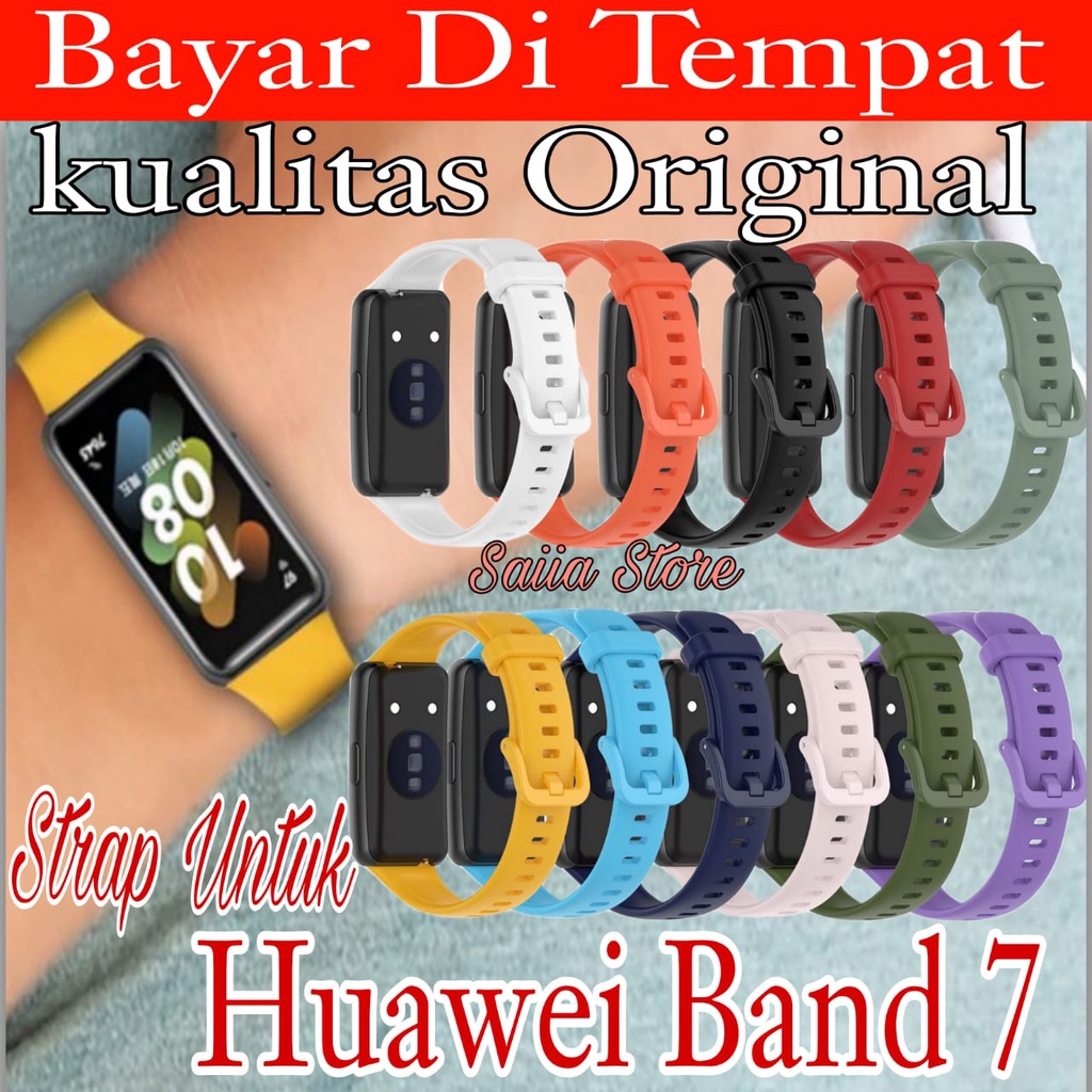 Saiia Store Strap Untuk Huawei Band 7 kompatible Band 7 Kualitas Original | Hanya Strap tidak Termasuk jam Tangan