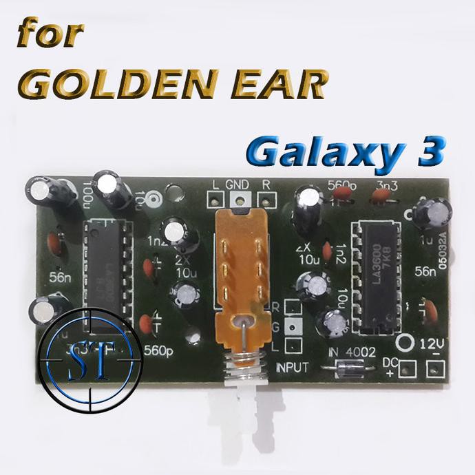 Kit Galaxy Iii ( Penambah Bass Treble / Ic La 3600 ) Active Loideness Sitekni88 Kualitas Baik
