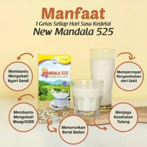 

SUSU KEDELAI MANDALA 525 - MDL 525 BERAT 200 G