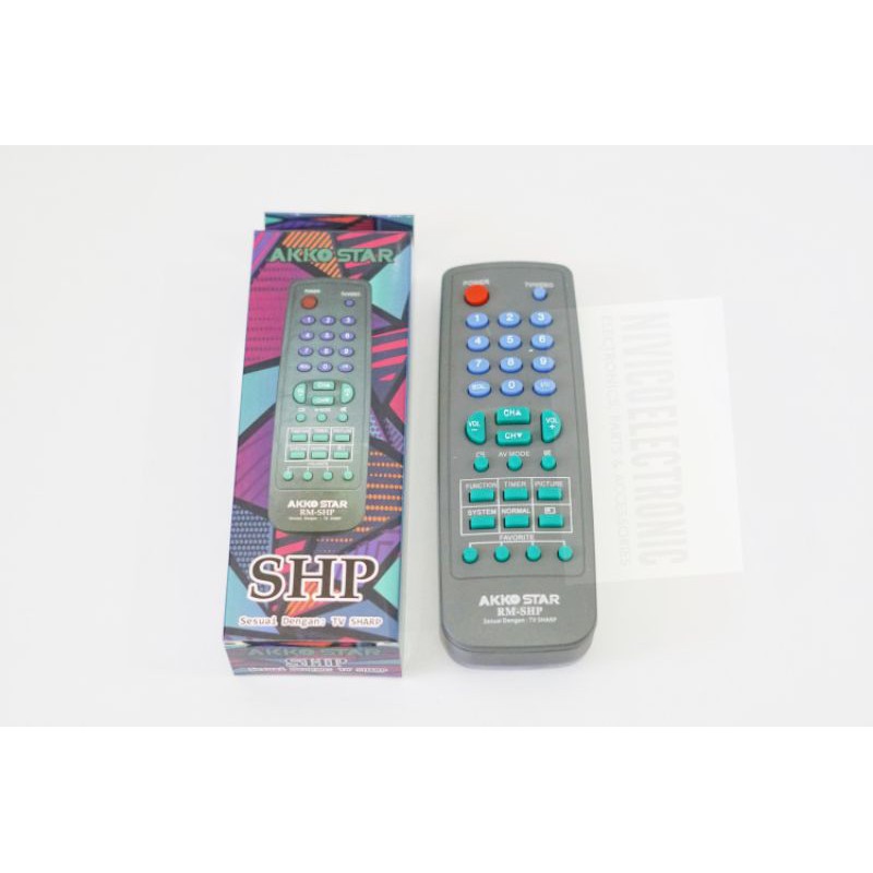 Remot TV SHARP tabung AKKO STAR