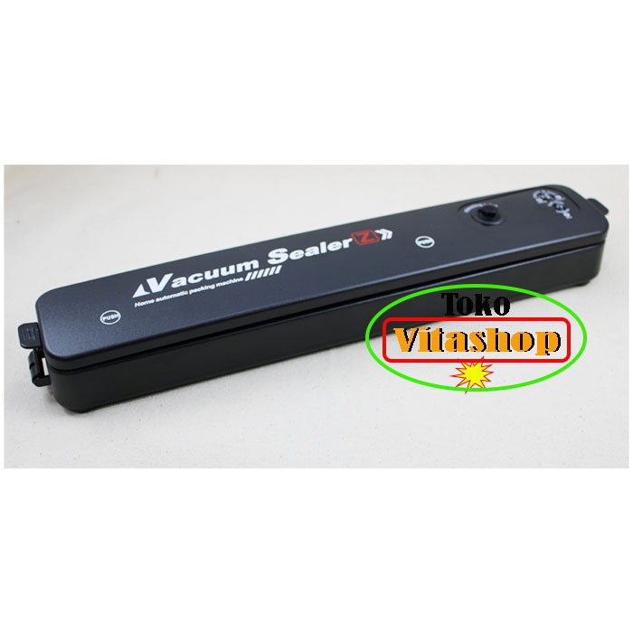 Mesin Vacum Sealer Otomatis / Vacumm Makanan Embossed JAU KANG Portable