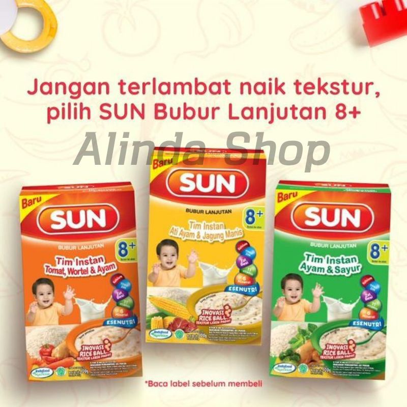 SUN Bubur Tim Instan 8+ lanjutan MPASI