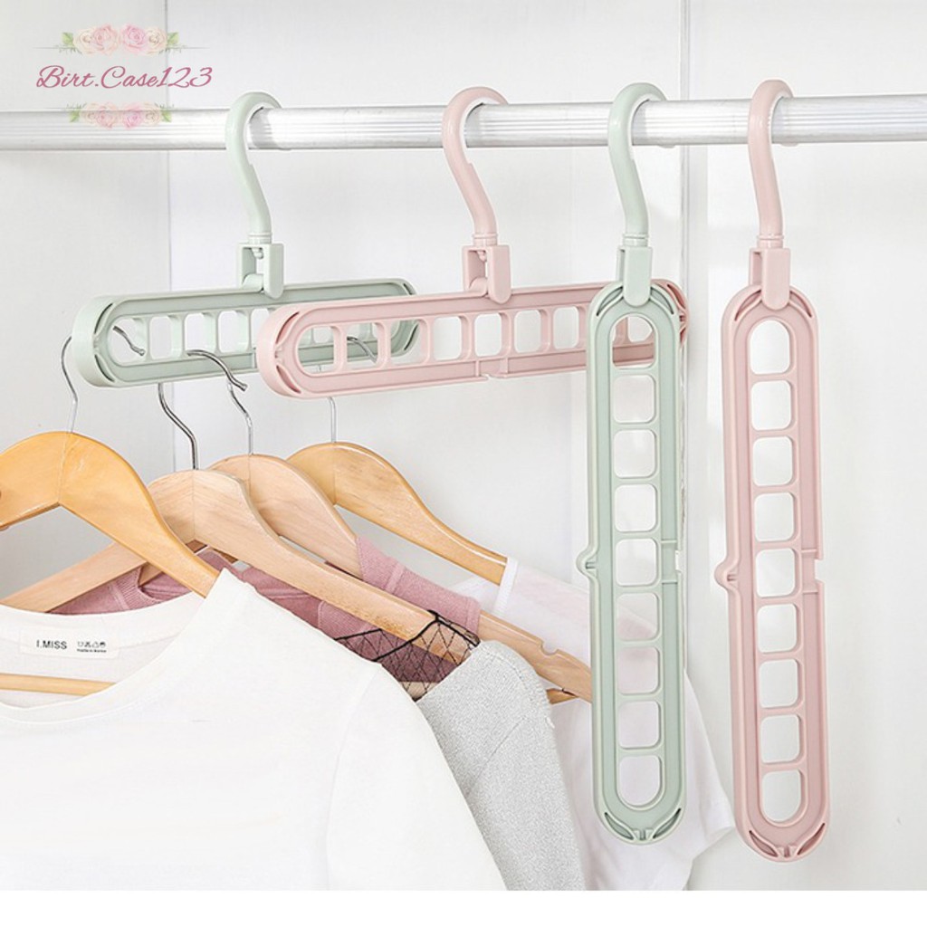 RT33 GANTUNGAN LEMARI BAJU PAKAIAN MAGIC HANGER INSTANT 9 IN 1 JEMURAN LAUNDRY ANTI KARAT MULTIFUNGSI SERBAGUNA BC6034