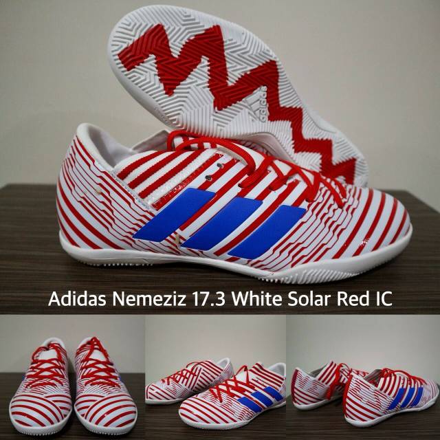 Adidas Nemeziz 17.3 White Solar Red IC