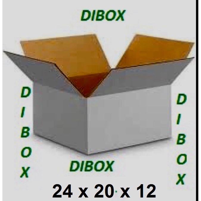 

KARDUS/BOX KARTON WHITE KRAFT POLOS UKURAN 24 X 20 X 12 CM SINGLE WALL