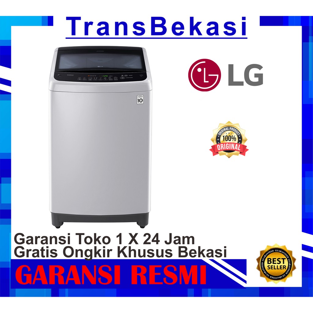 LG T2109VS2M Mesin Cuci 1 Pintu Atas 9 Kg Inverter T2109 New Model KHUSUS BEKASI FREE ONGKIR