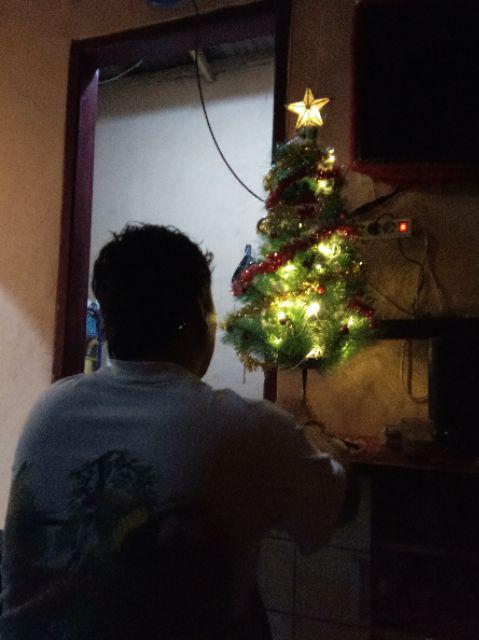 Dekorasi Pohon Natal Merry Christmas Santa Murah 2583