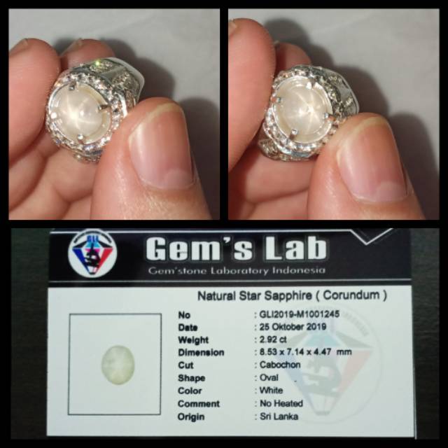NATURAL WHITE SAPPHIRE