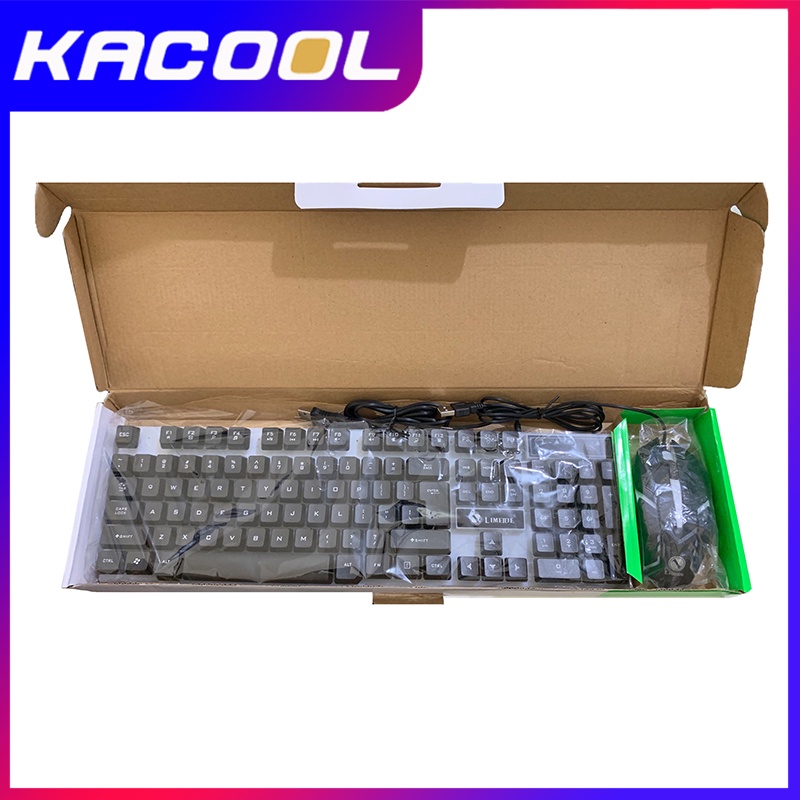 Paket Gaming Keyboard Mouse set LED Light Dan Mouse Produk GTX300 Gaming Keyboard Dan Mouse RGB Set Mouse Dan Keyboard Gaming USB Cable RGB