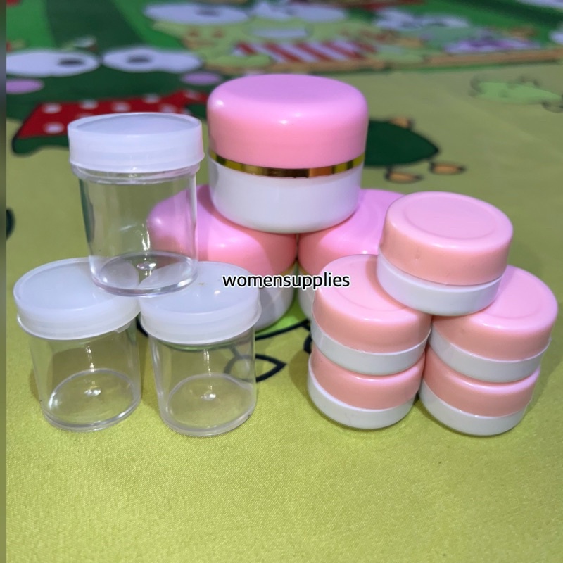 Pot Cream / Pot Krim / Jar Cream Krim / Pot Jar Kosmetik / Pot Salep Pot Urine Pot Bening 10gr 12,5g