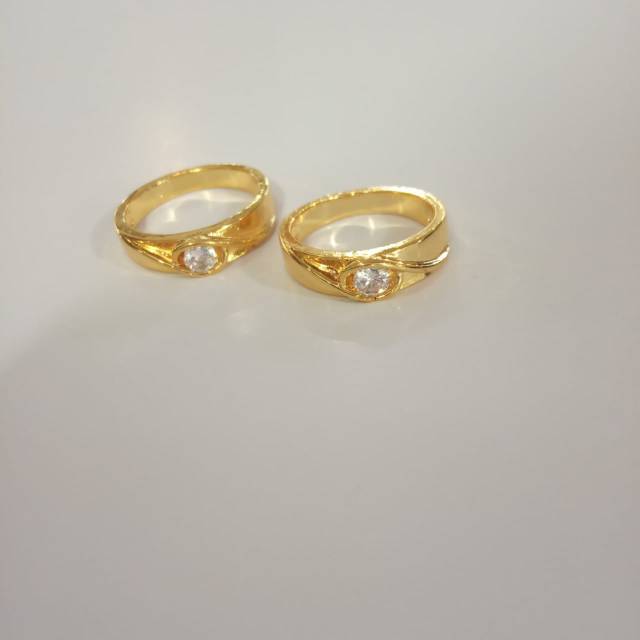 Cincin pasangan cincin tunangan cincin couple gold