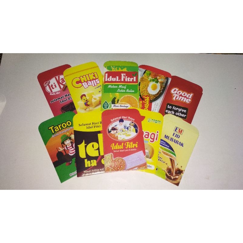 

Amplop Lebaran Motif Snack