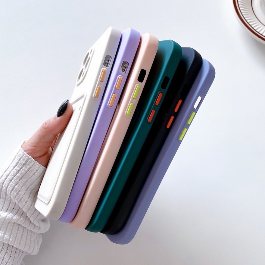[Ready Stock]Xiaomi Mi 11 Lite Poco M3 X3 NFC Redmi 9T Note 10 4G 9 9s 8 Pro Case Card Bag Holder Phone Case Soft TPU Protective Cover-6