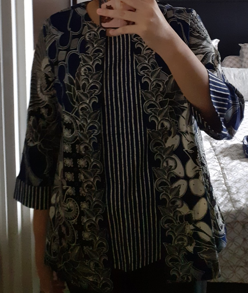 Batik Wanita Modern Set Ati /batik Wanita Jumbo