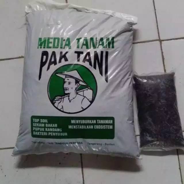 Media tanam merk PAK TANI  500gram - media tanam pak tani asli paktani media tanam