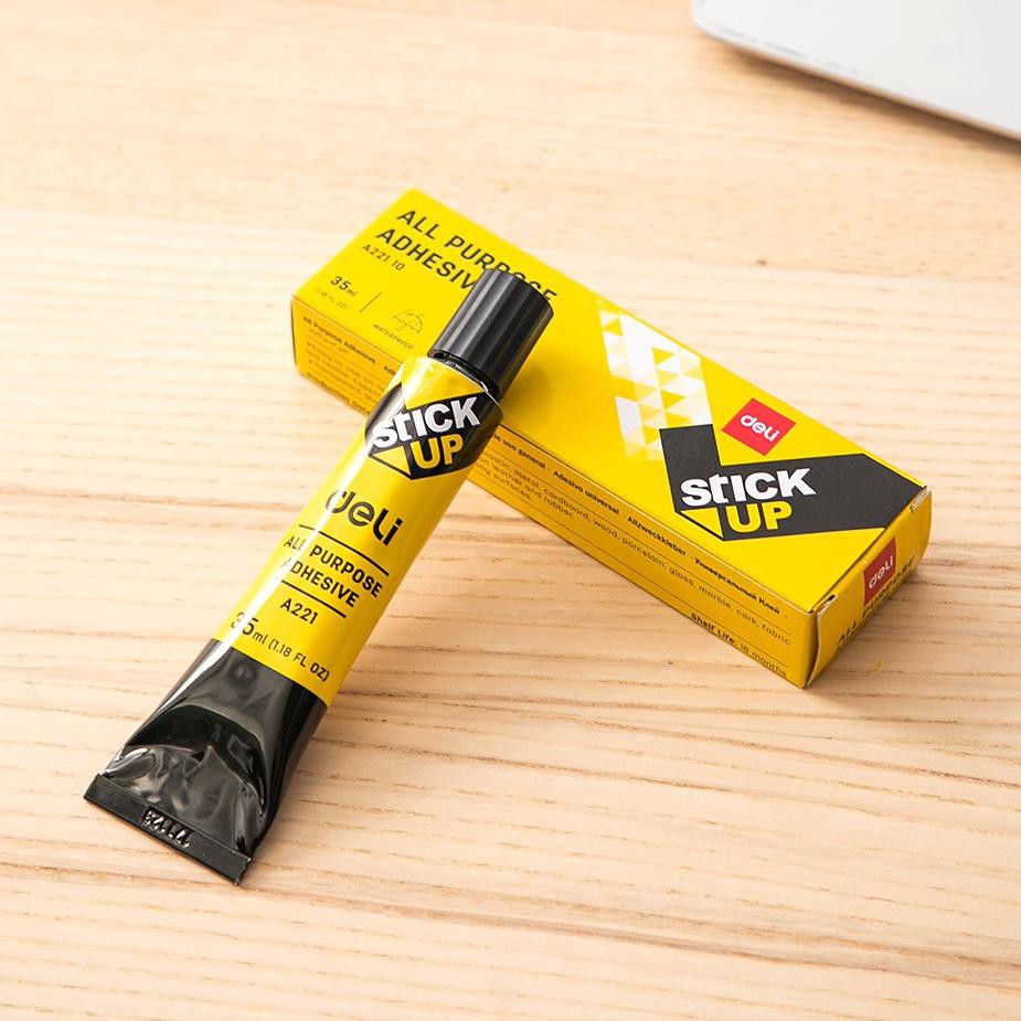 

Best Terlaris 00G Deli Lem Perekat Super Glue 35ml transparan tahan air tahan, suhu tinggi EA22110 F