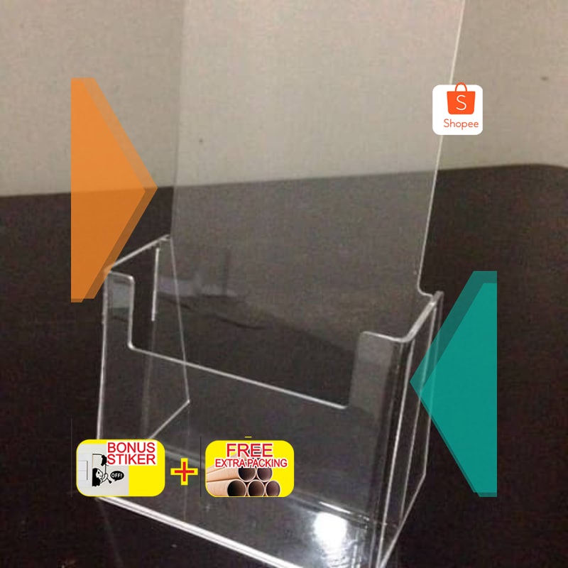 

Grosir Acrylic Tempat Brosur A6 Keren