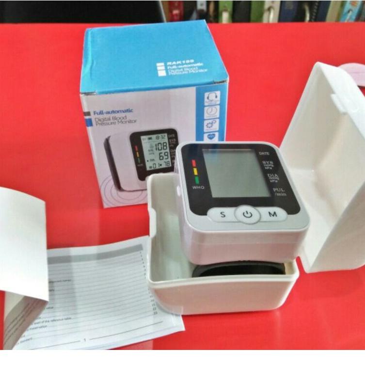 [PRODUK A8TZZ] Tensimeter Digital Alat Tensi Cek Detak Jantung Pengukur/Ukur Tekanan Darah Pergelang