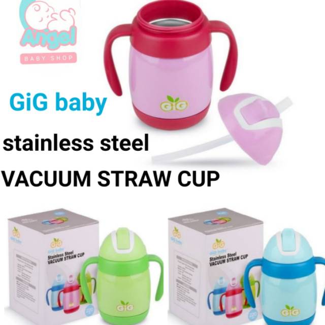 GiG stainleess steel vacuum straw cup