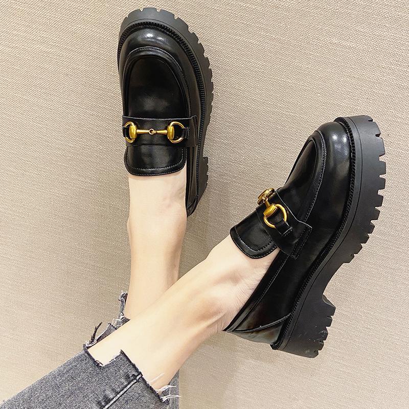 [DF FOOTWEAR] Sepatu Docmart / Sepatu Loafers Wanita Import Premium Quality DF 566