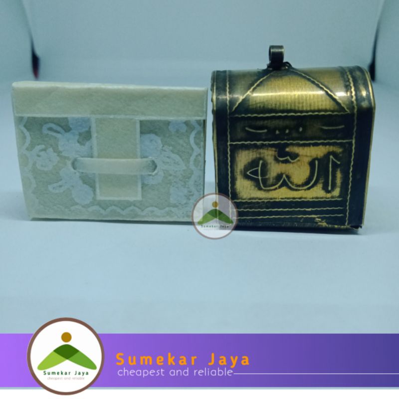 Paket Barang Antik Stambul Kuningan 2M dan Stambul mini Cover Kulit Tinta Mas Asli