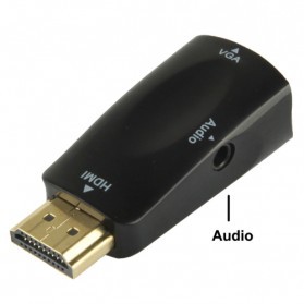 Adapter HDMI ke VGA + AUX 1080P - 0389 | omenstore