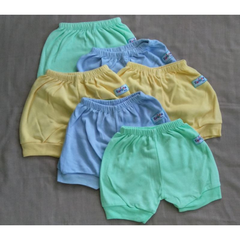 Celana pendek polos bayi baru lahir SNI perlengkapan bayi baru lahir newborn