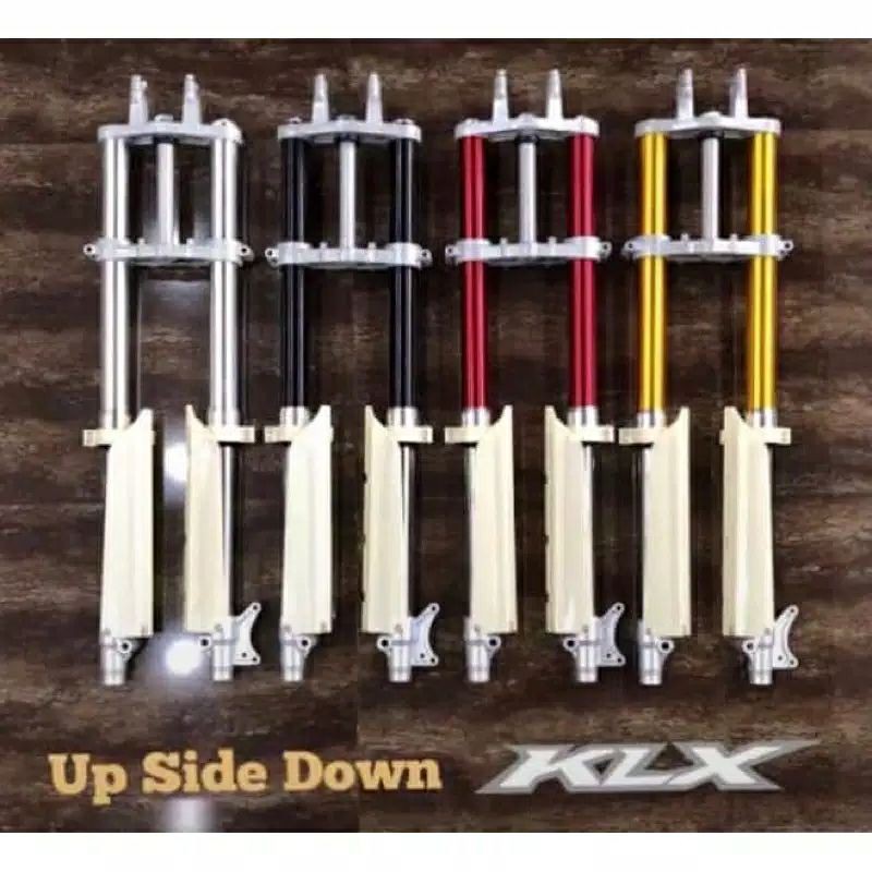 Up Side Down USD Shock Depan Bahan Full CNC Trail KLX S L G BF 150 Dtracker 150 OLD NEW CRF 150