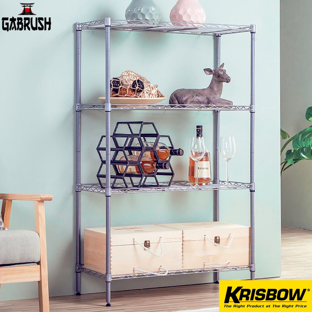 Krisbow Rak Besi 4 Tingkat