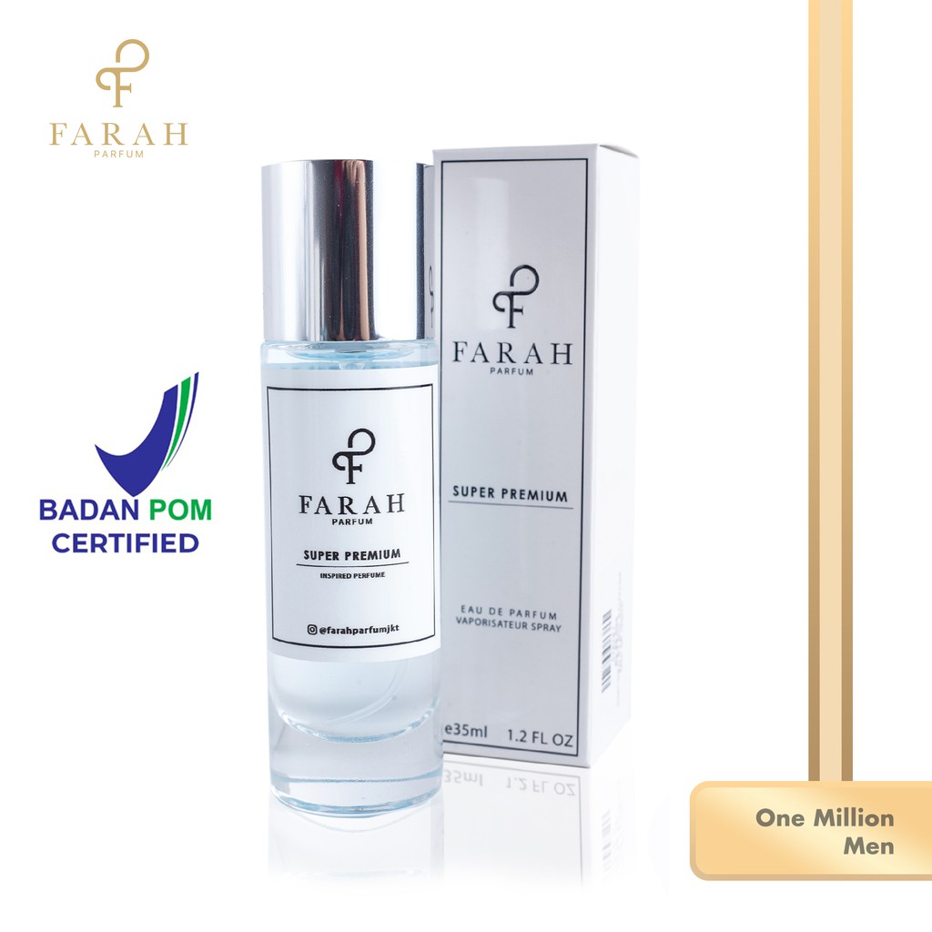 One Million Men Super Premium by Farah Parfum - Parfum Pria Tahan Lama