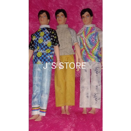 BONEKA KEN PIVOTAL TEKUK KANTONG