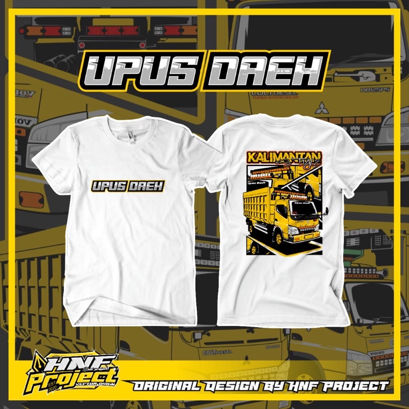 Baju sablon model truk kalimantan