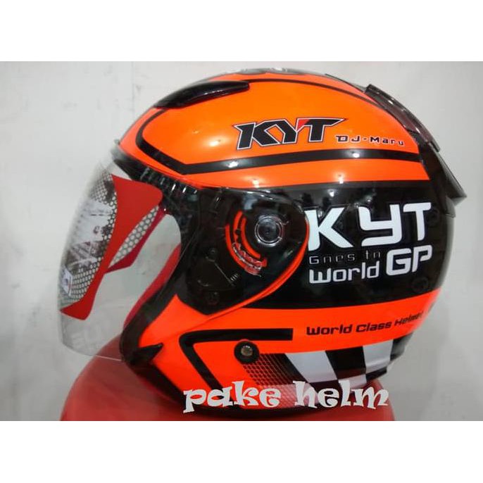 HELM KYT DJ MARU MOTIF WORLD GP DJMARU