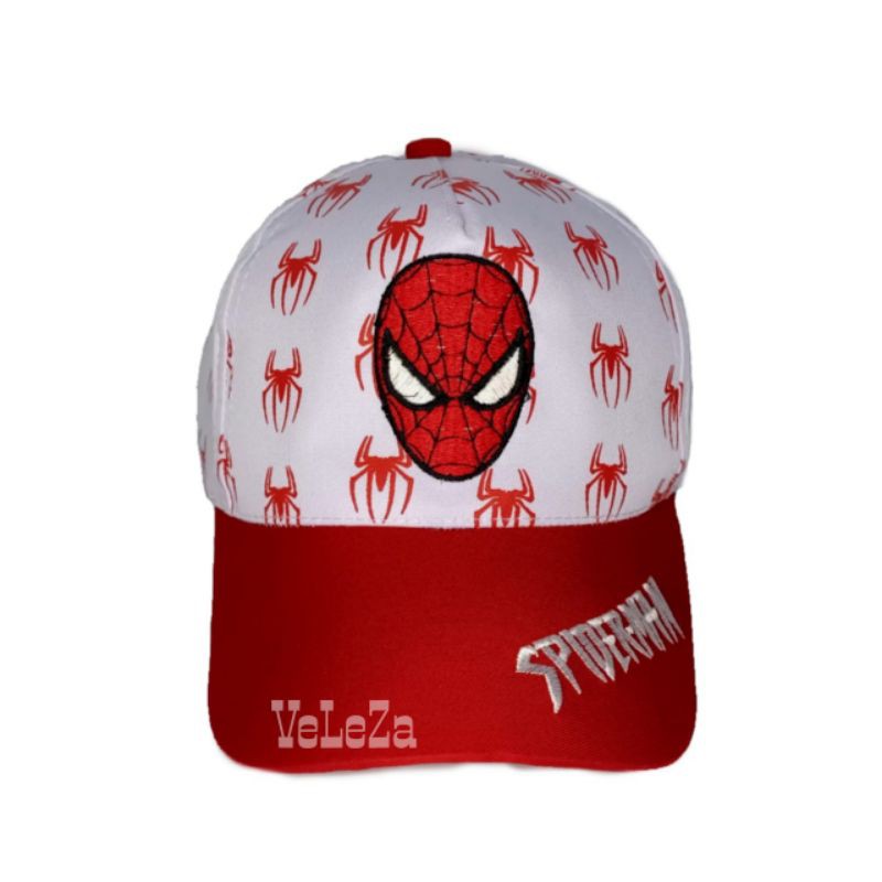 Topi anak karakter spiderman bordir topi anak laki-laki topi karakter - Topi anak